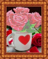 КБЦН 4017 Розы для любимой Набор бисером Чехия